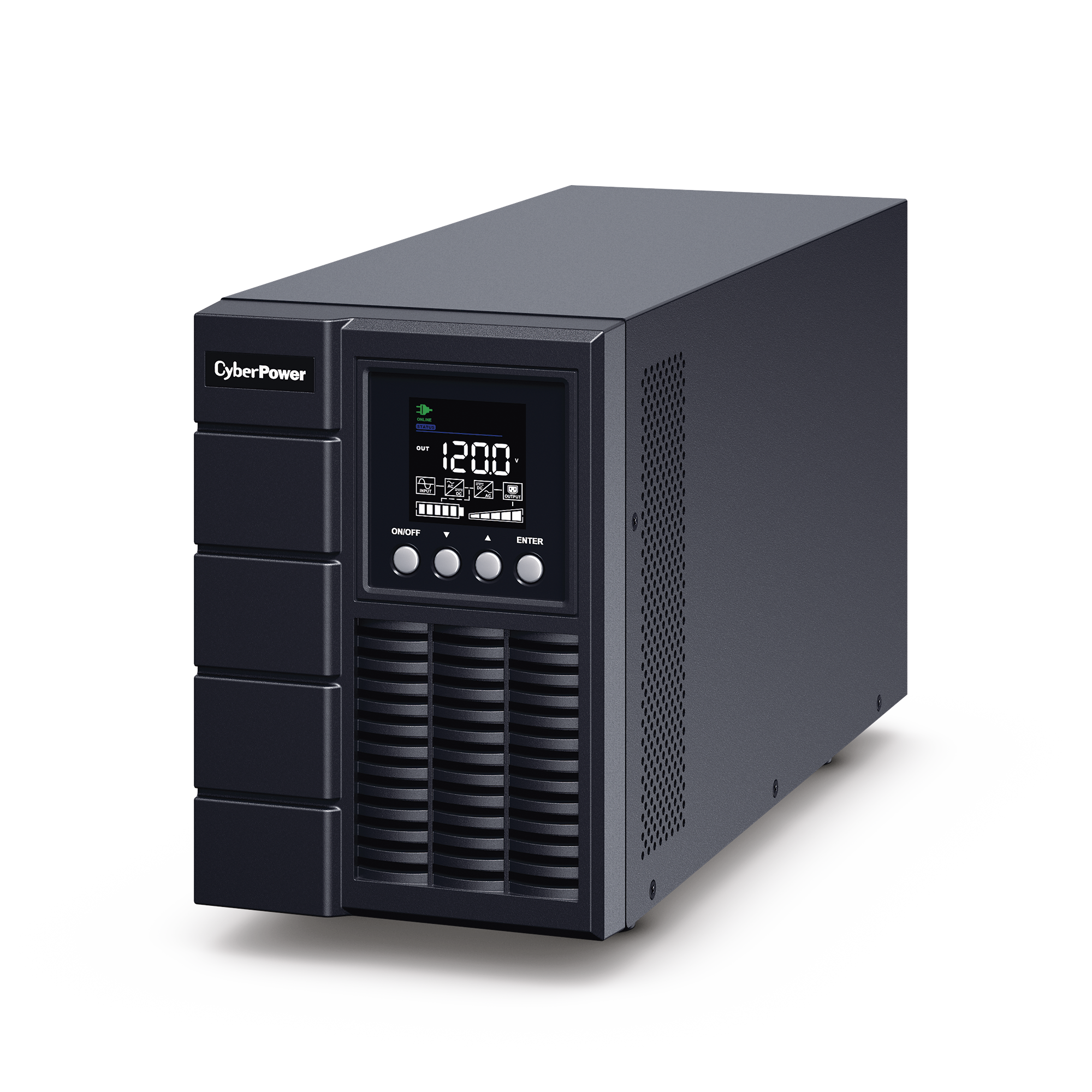 UPS de 2000 VA/1800 W, Online Doble Conversión, Entrada 120 Vca NEMA 5-20P, Onda Senoidal Pura, Tipo Torre, Con 6 Tomas NEMA 5-20R UPS de 2000 VA/1800 W, Online Doble Conversión, Entrada 120 Vca NEMA 5-20P, Onda Senoidal Pura, Tipo Torre, Con 6 Tomas NEMA 5-20R